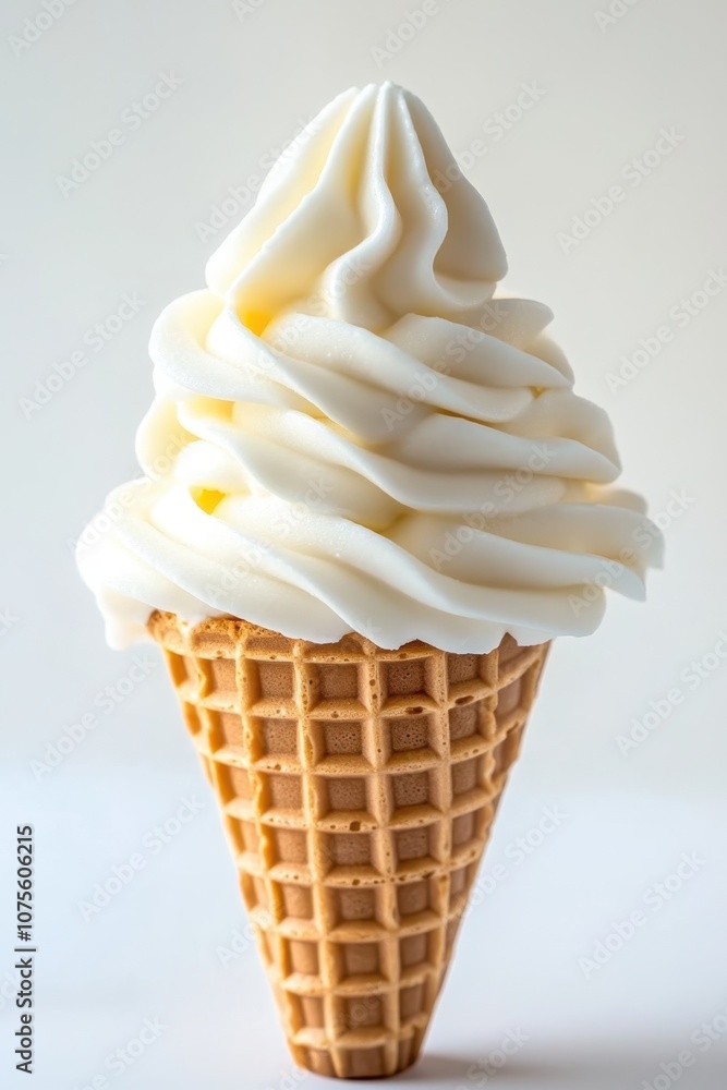 Vanilla Soft Serve Cone Vanilla Soft Serve Cone