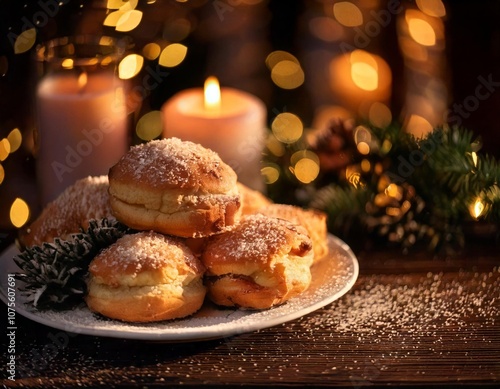 delicious cookies on a plate