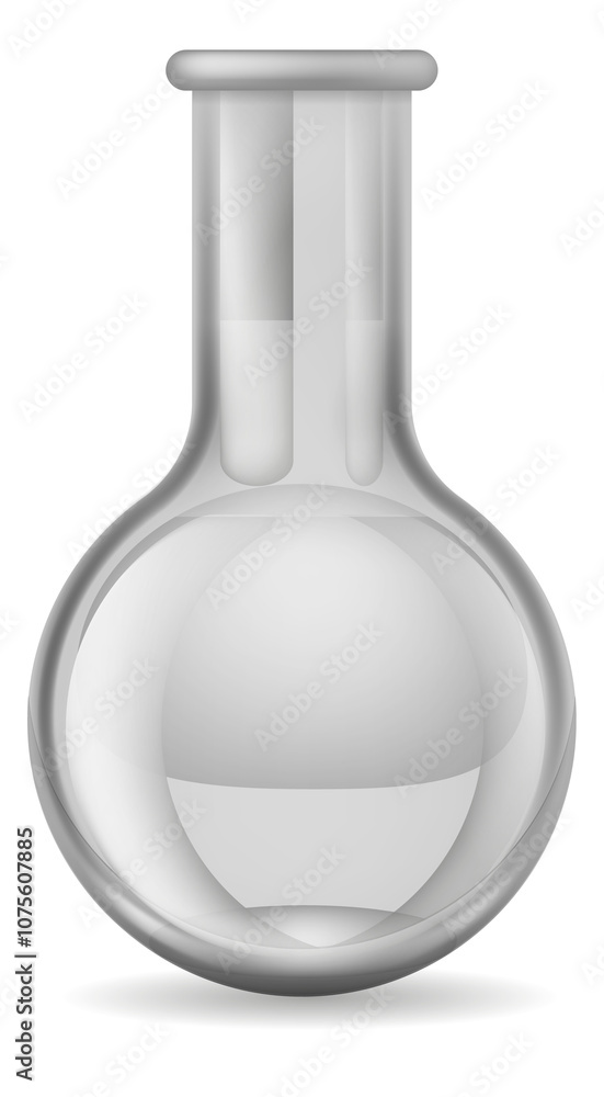 Chemical glass equipment. Laboratory glassware empty test tube Chemical glass equipment. Laboratory glassware empty test tube