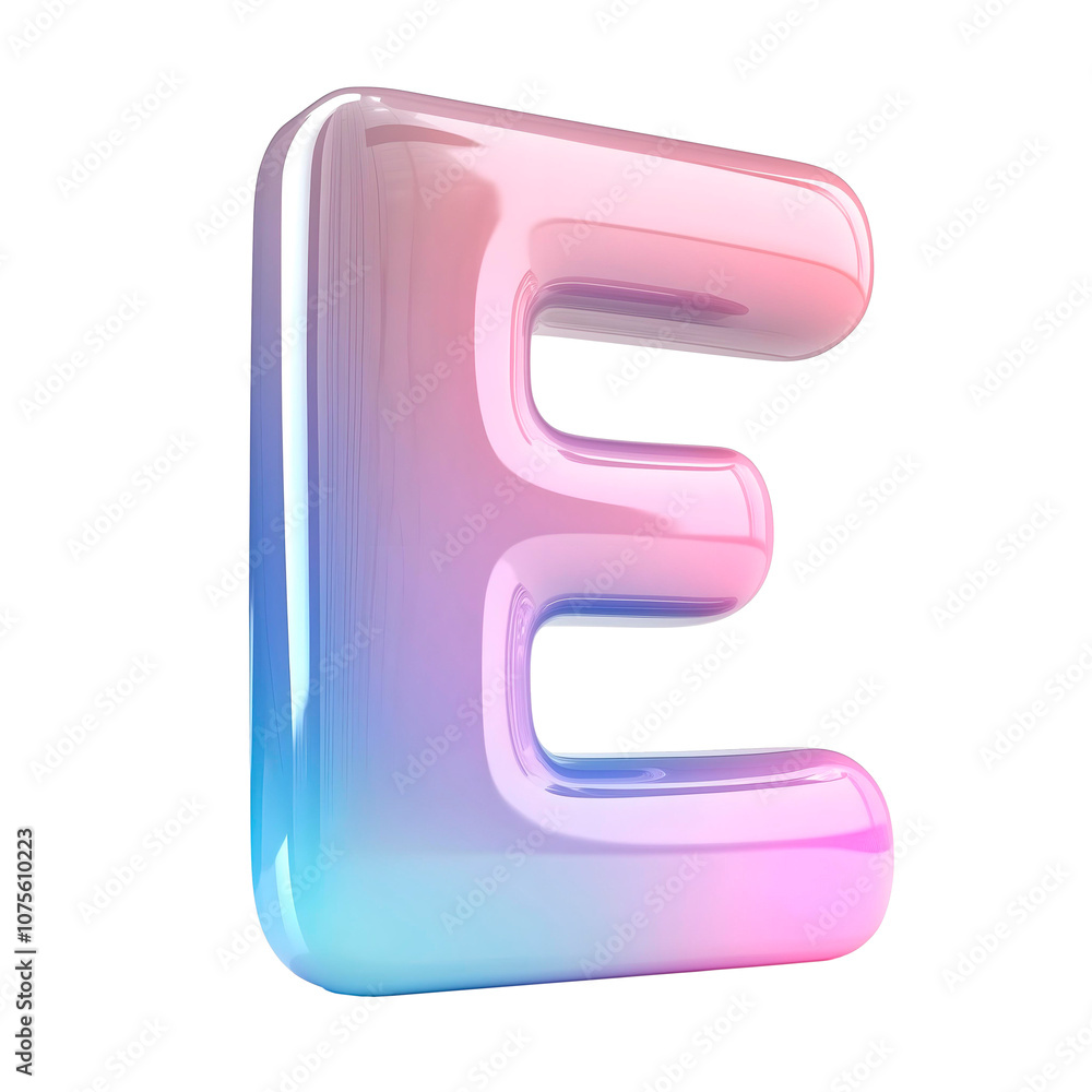 pastel 3d letter E uppercase letter E png 3d letter E isolated holographic alphabet iridescent typography pastel 3d letter E uppercase letter E png 3d letter E isolated holographic alphabet iridescent typography