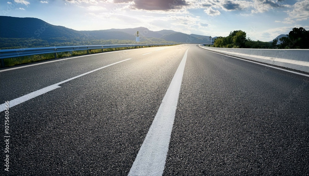 Naklejka premium road in the mountains