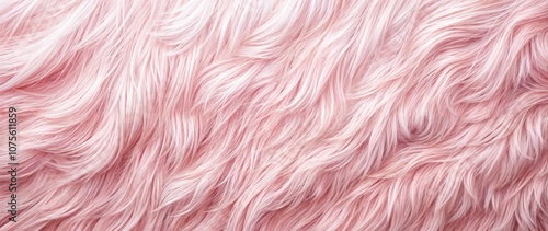 Soft pink faux fur texture close-up in pastel colors. Smooth, fluffy and luxurious surface warm, comfortable and elegant. for backgrounds, fashion concepts and cozy design themes