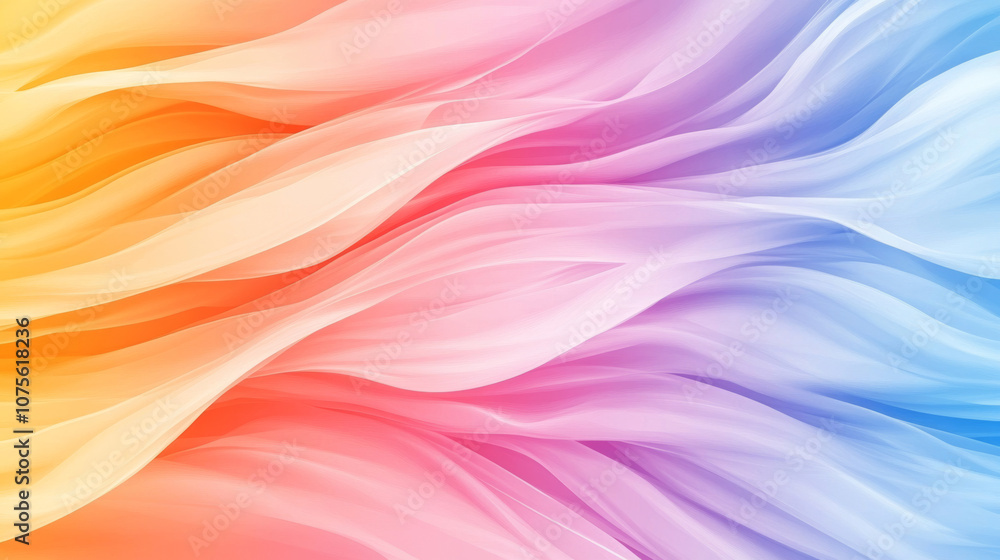 Fototapeta premium Abstract colorful wave background with soft and smooth textures.