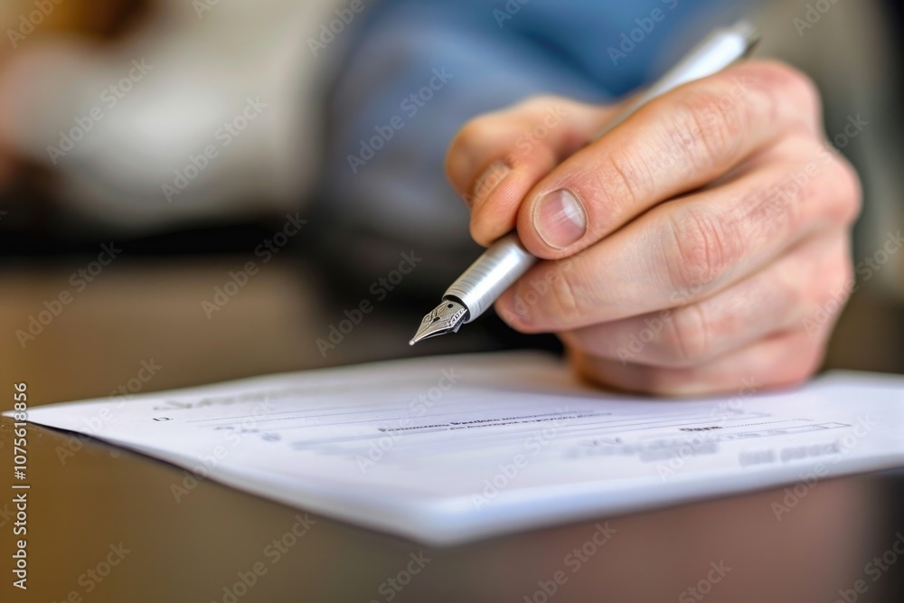 Fototapeta premium Offer Letter: Employment Appointment Hired Talent Recruitment