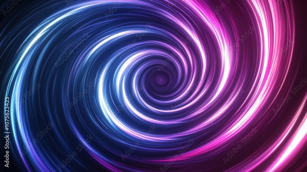 Abstract swirl of blue and pink light creating a dynamic, vibrant pattern. Abstract swirl of blue and pink light creating a dynamic, vibrant pattern.