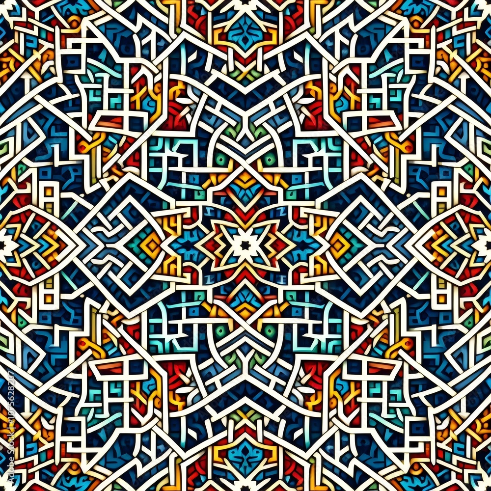 seamless geometric arabic pattern seamless geometric arabic pattern
