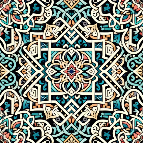 Wallpaper Mural seamless pattern traditional arabic ornament Torontodigital.ca