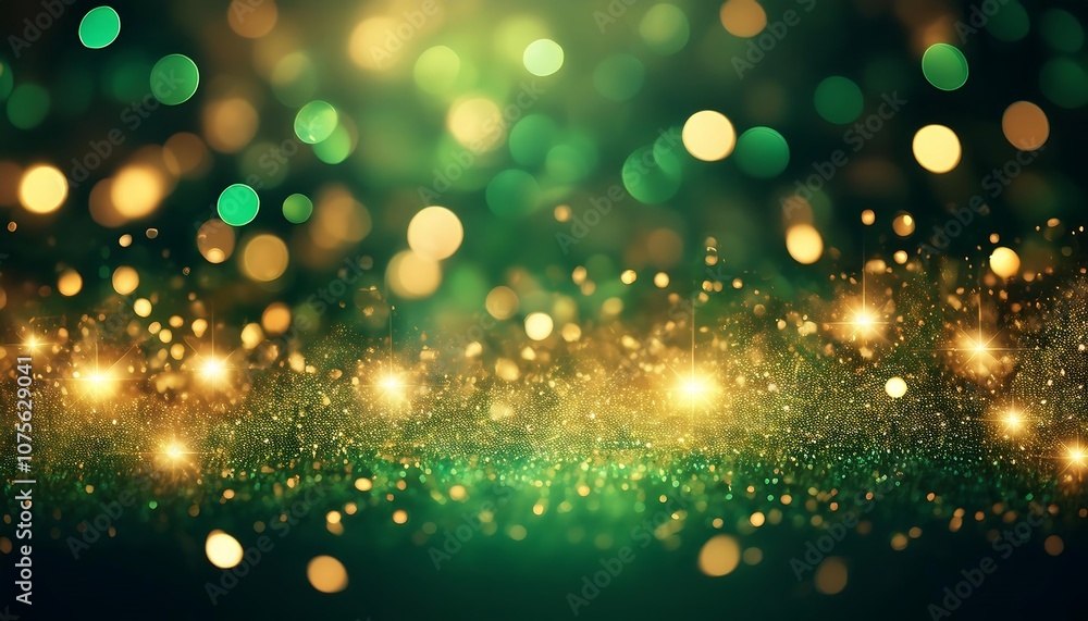 Golden abstract lights shine on dark backgrounds with green gold bokeh effect, evoking holi_1(1268) Golden abstract lights shine on dark backgrounds with green gold bokeh effect, evoking holi_1(1268)