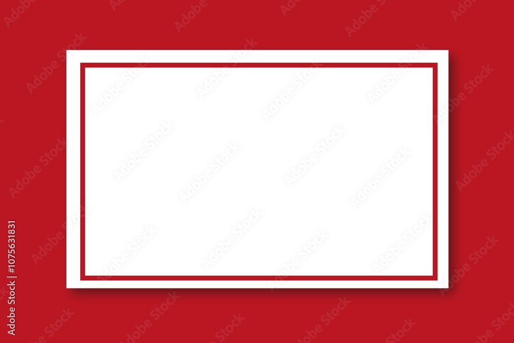 red frame with clipping path red frame with clipping path