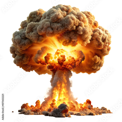 Explosion nuclear bomb