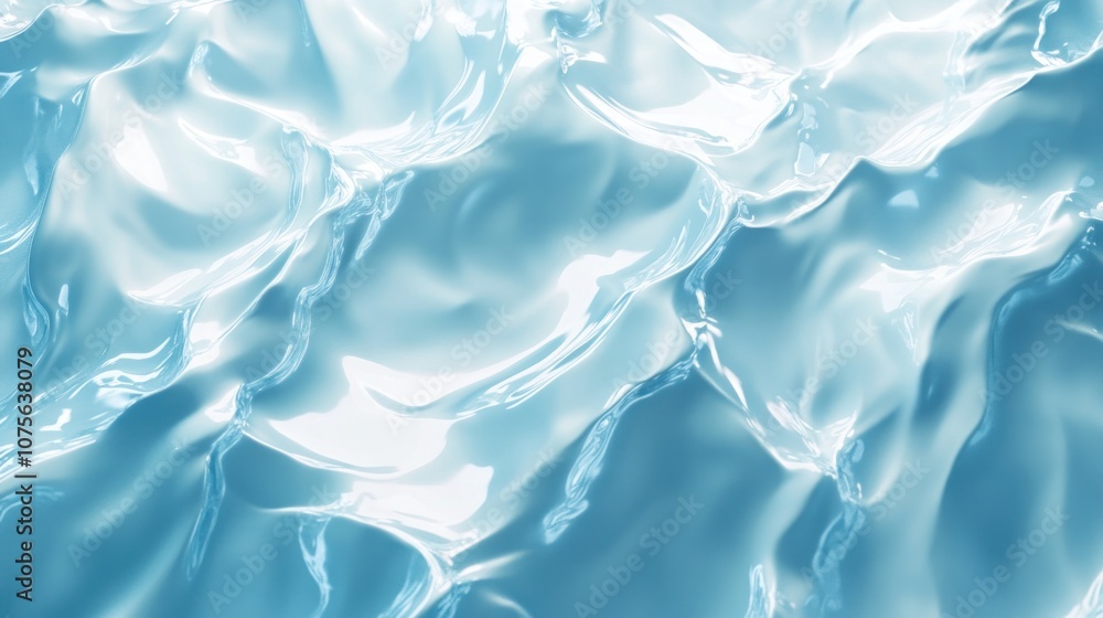 Abstract Blue Water Ripples