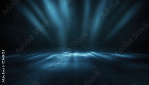 Blue Light Stage Background