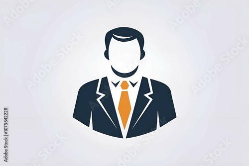 Wallpaper Mural Businessman Icon Logo Vector Symbol. Boss Icon Torontodigital.ca