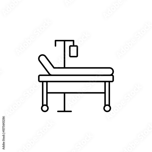 Hospital Bed Icon