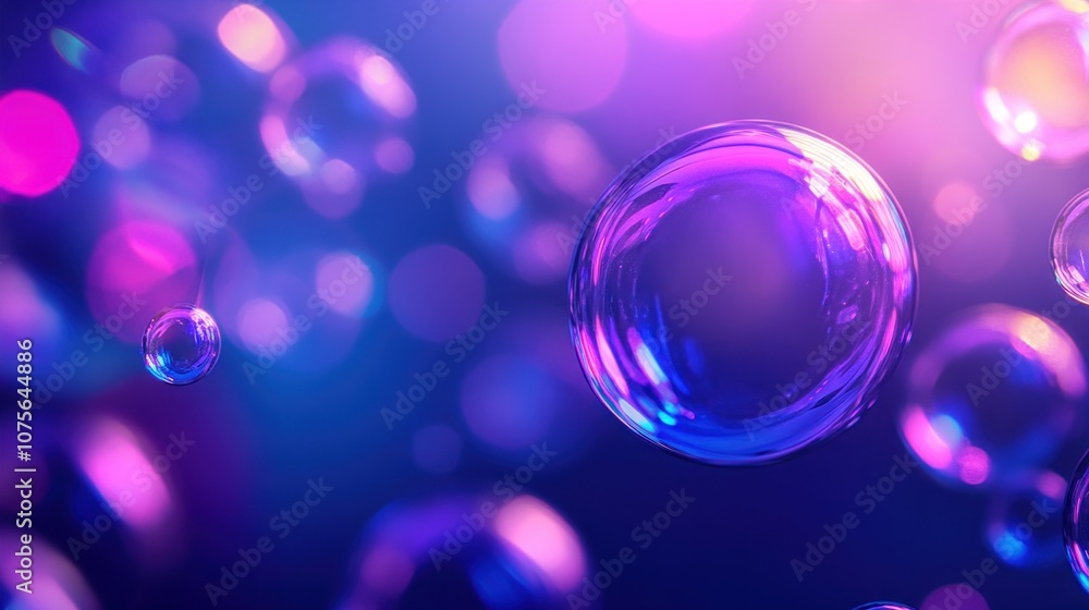 Purple and Blue Bubbles Purple and Blue Bubbles