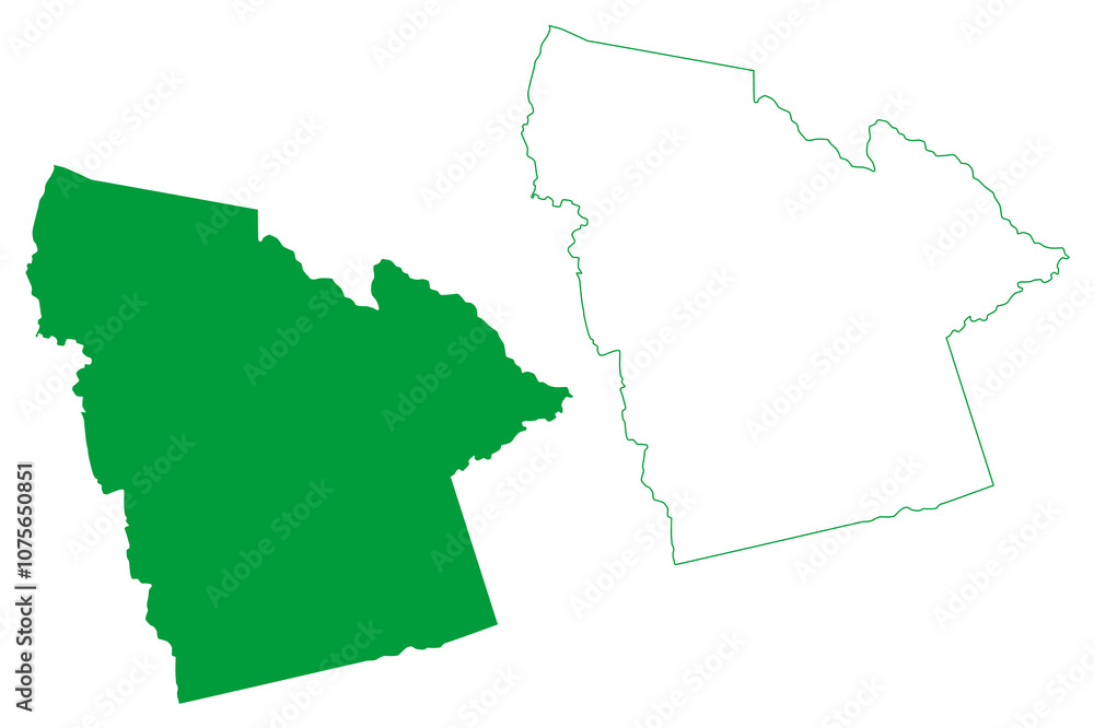 Morpara municipality (Bahia state, Municipalities of Brazil, Federative Republic of Brazil) map vector illustration, scribble sketch Morpará map Morpara municipality (Bahia state, Municipalities of Brazil, Federative Republic of Brazil) map vector illustration, scribble sketch Morpará map