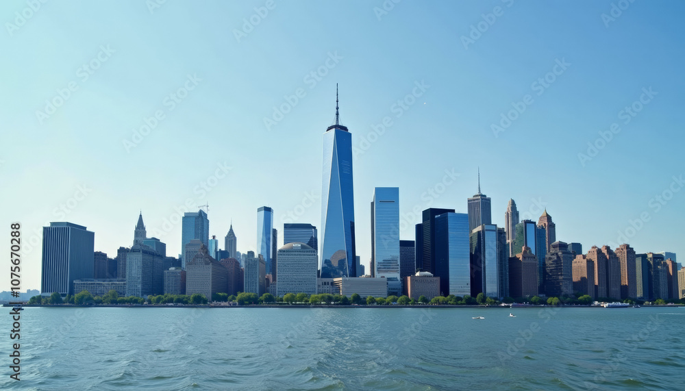 Obraz premium New York City Skyline - Iconic Skyscrapers