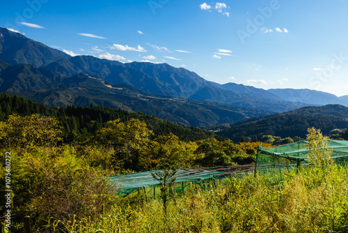 Nakasendo Trail Landscape in Japan photo