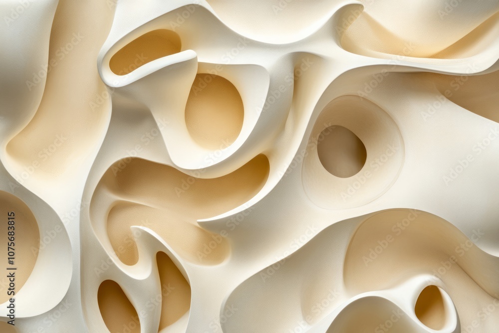 Light cream abstract shapes background Light cream abstract shapes background