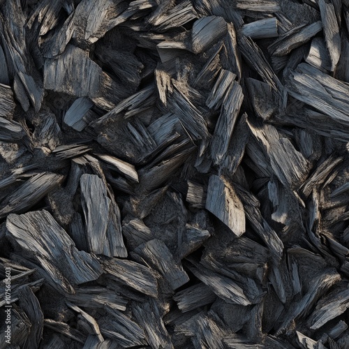 Wallpaper Mural close up of garden mulch shredded bark texture Torontodigital.ca