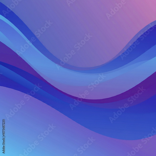 Abstract background of waves in magenta to blue pattern design wavy magenta and cyan