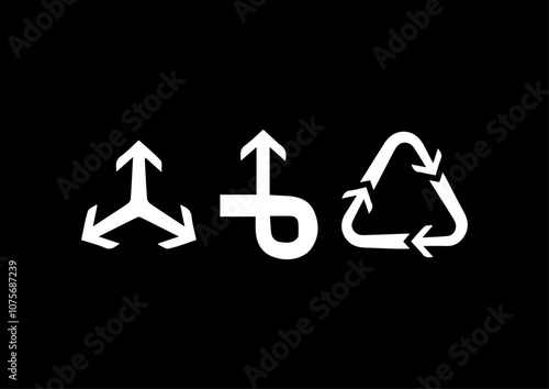 vector directional signs, sign, icon designs