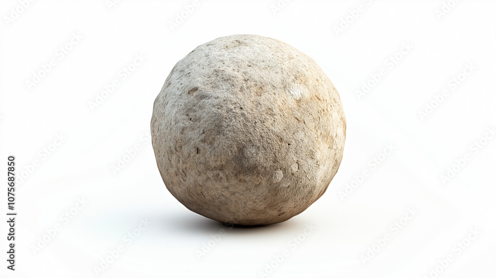 Smooth, round stone with a subtle texture, reminiscent of a river pebble. Smooth, round stone with a subtle texture, reminiscent of a river pebble.