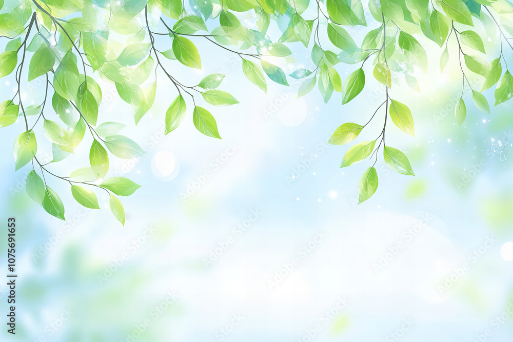 Vibrant Green Spring Foliage Background with Fresh Leafy Details and Soft Bokeh for Nature-Themed Design, Seasonal Graphics, and Eco-Friendly Concepts Vibrant Green Spring Foliage Background with Fresh Leafy Details and Soft Bokeh for Nature-Themed Design, Seasonal Graphics, and Eco-Friendly Concepts