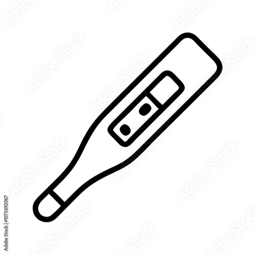 Digital Thermometer icon outline