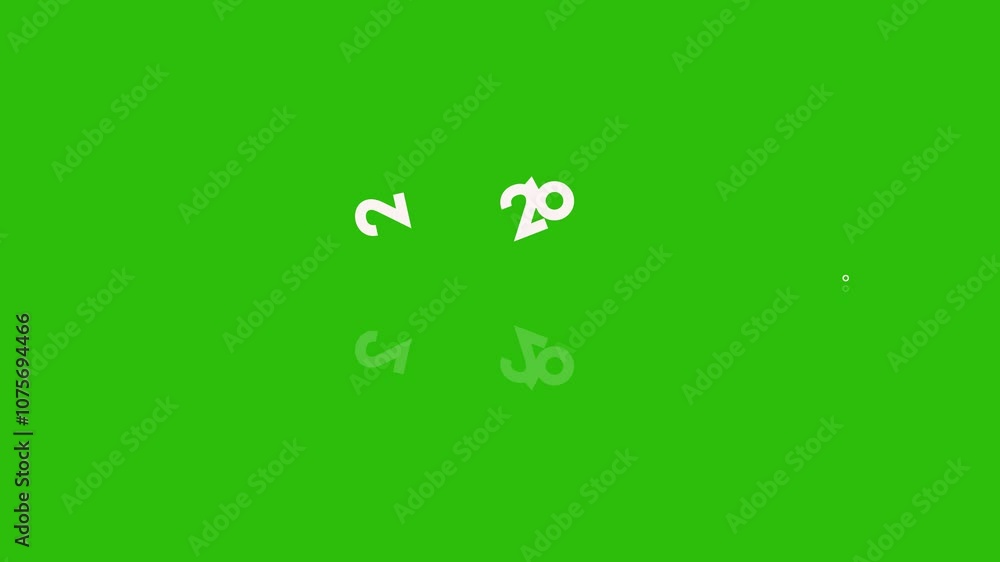 2026 text bouncing animation on green screen , happy new year 2026 ,4k footage video 2026 text bouncing animation on green screen , happy new year 2026 ,4k footage video