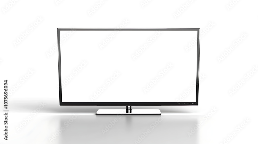 White Screen LED TV Television Isolated on White Background, Featuring a Sleek and Modern Design for Contemporary Home Entertainment Solutions White Screen LED TV Television Isolated on White Background, Featuring a Sleek and Modern Design for Contemporary Home Entertainment Solutions