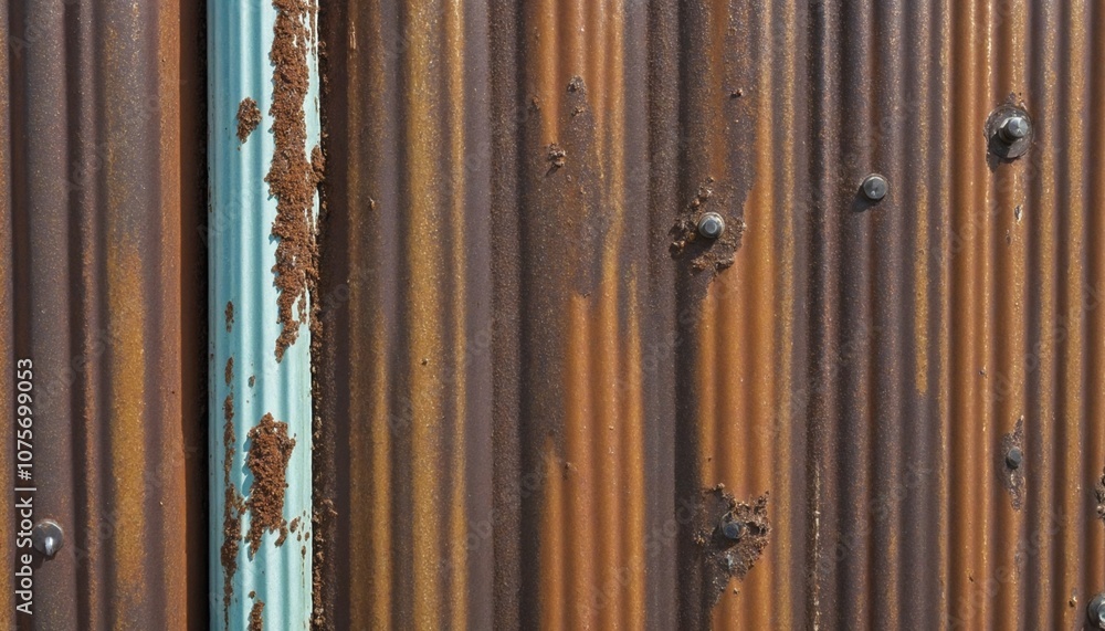Worn Corrugated Metal Pipe Highlighting Rust and Corrosion Effects, Signaling Maintenance or Replacement Needs Worn Corrugated Metal Pipe Highlighting Rust and Corrosion Effects, Signaling Maintenance or Replacement Needs