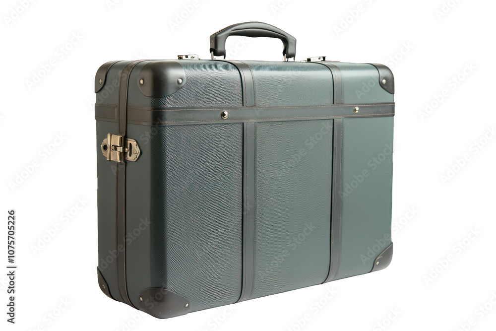 Big gray travel suitcase with shadow on solid Transparent background Big gray travel suitcase with shadow on solid Transparent background