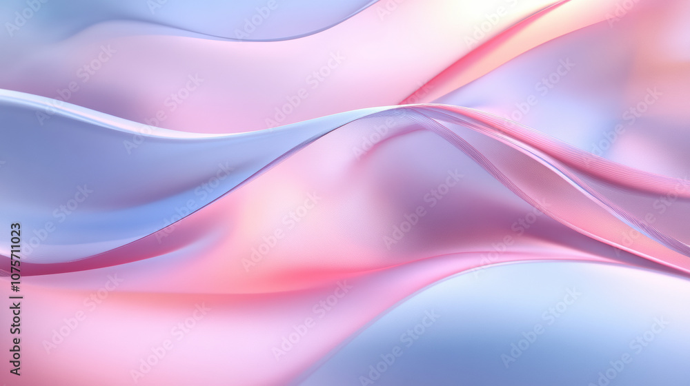 Fototapeta premium Background of a Soft pastel abstract background with waving geometric patterns for artistic design