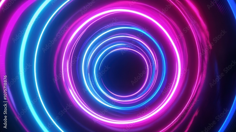 Abstract Neon Circles Abstract Neon Circles