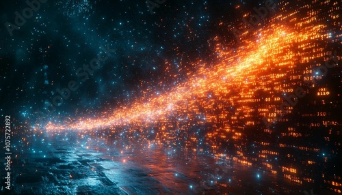 DDoS Attack on a Website, Distributed Denial of Service (DDoS) attack flooding a website with an overwhelming amount of traffic, causing the site to crash. 