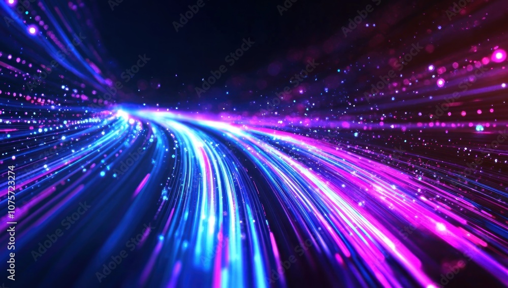 Abstract Speed Lines and Light Trails Abstract Speed Lines and Light Trails