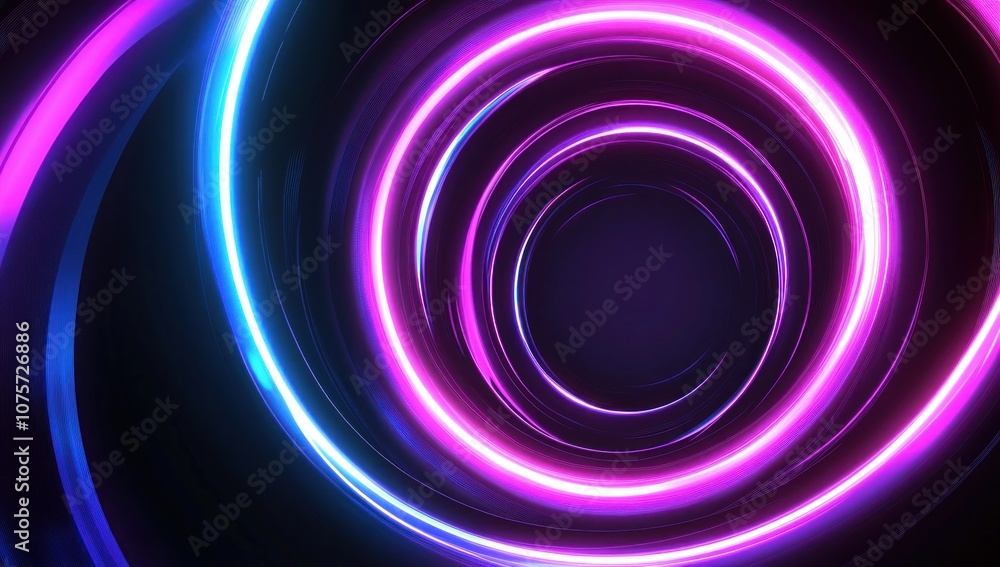 Abstract Neon Spiral Abstract Neon Spiral