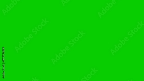 3d animation of stamp on green screen