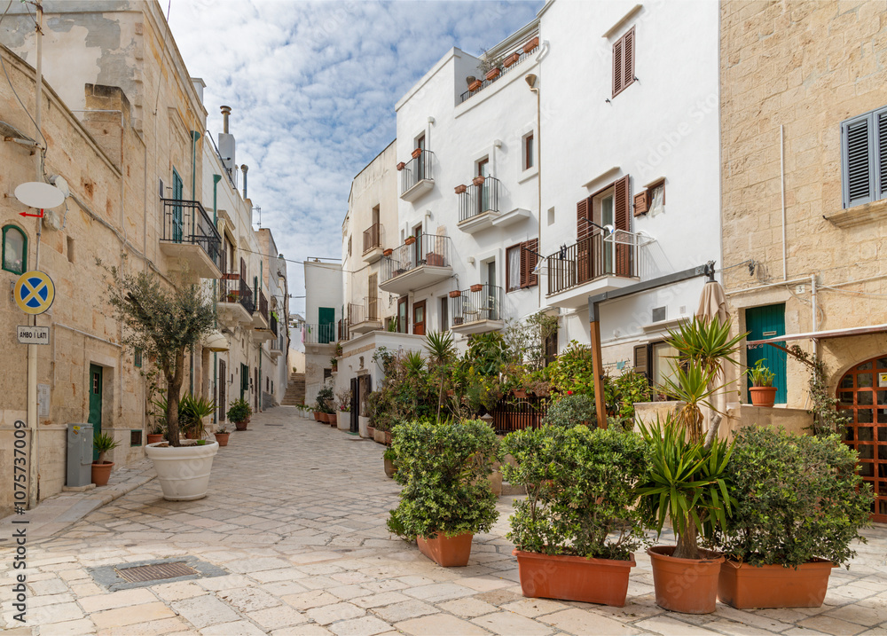 Polignano a Mare - The old town aisle Polignano a Mare - The old town aisle
