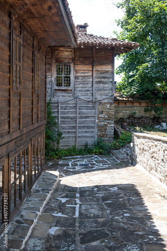 Village of Zheravna with nineteenth century houses, Bulgaria photo