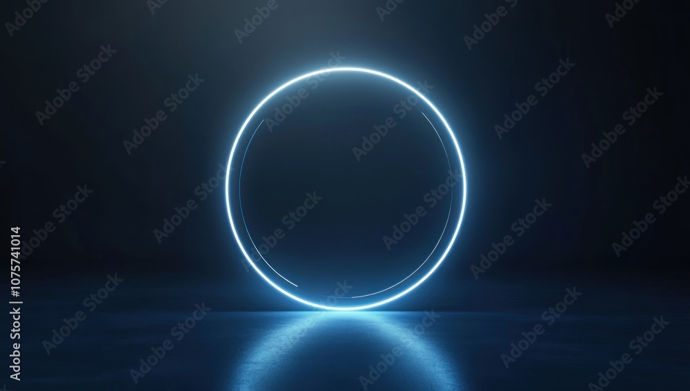 Abstract Neon Circle Abstract Neon Circle
