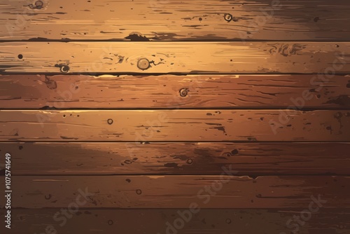 Obraz na płótnie Earthy comic-style background in dark brown and tan featuring wood textures and rustic patterns, creating a natural and organic feel.. w salonie