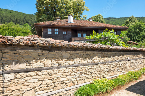 Village of Zheravna with nineteenth century houses, Bulgaria photo