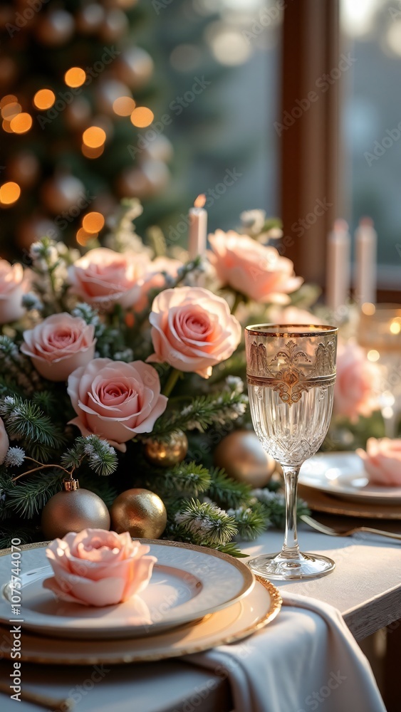 christmas table setting christmas table setting