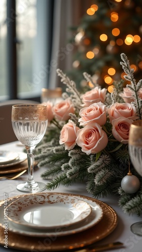 table setting for a dinner