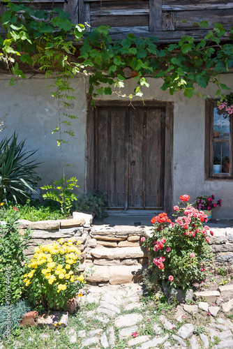 Village of Zheravna with nineteenth century houses, Bulgaria photo