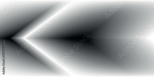 Grey white minimal arrows abstract technology background. Vector banner graphic design