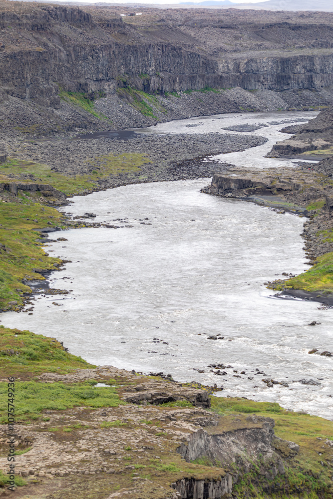 Moody river in Iceland Moody river in Iceland