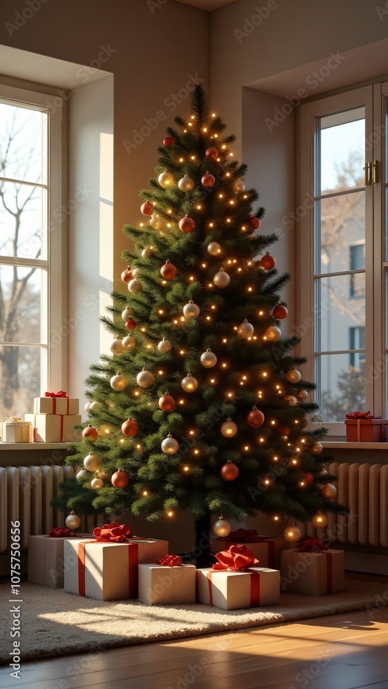 decorated christmas tree decorated christmas tree